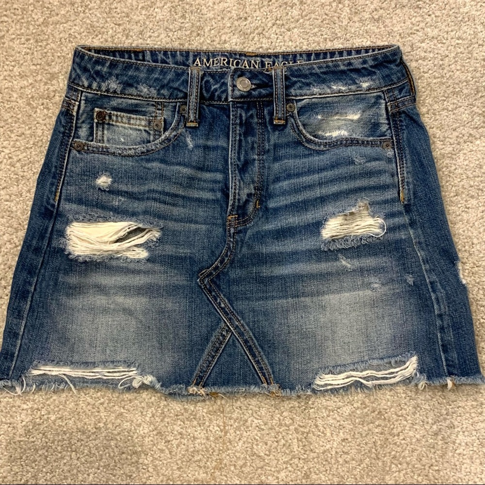 American Eagle Outfitters Jean‎ Skirt 0